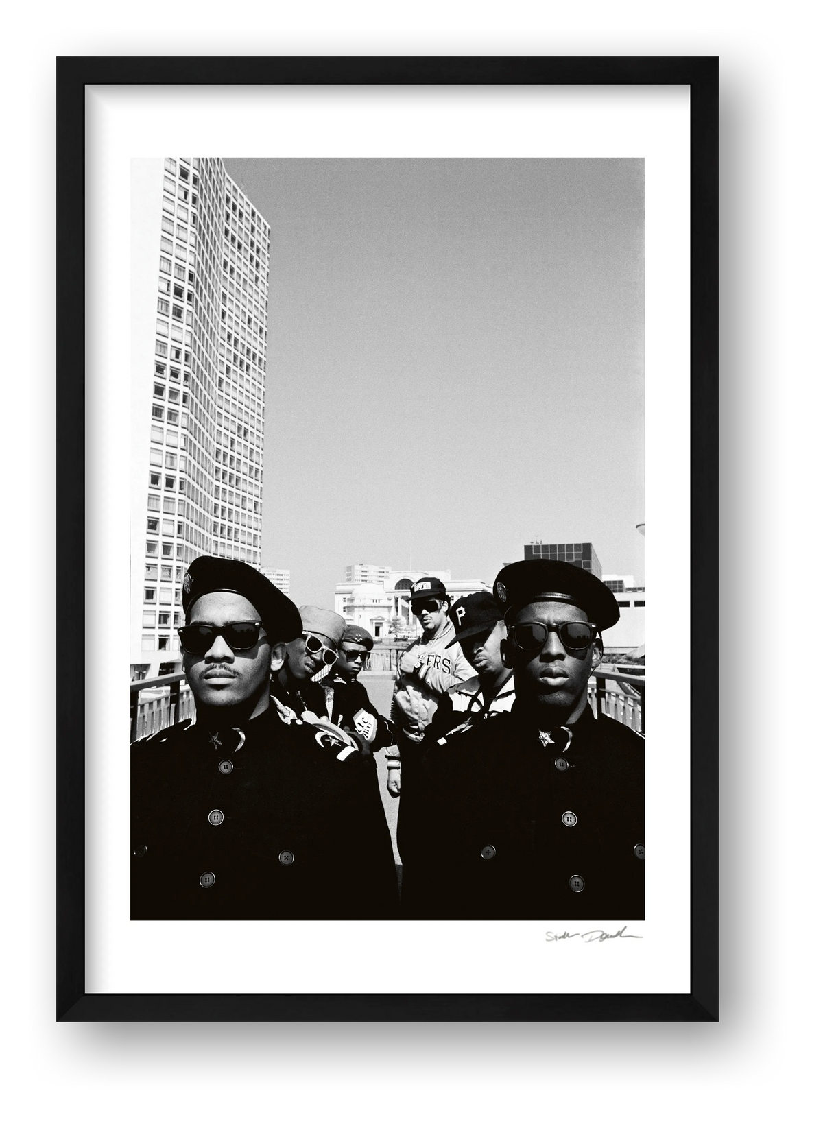 Public Enemy - 1988 - S1W — framed