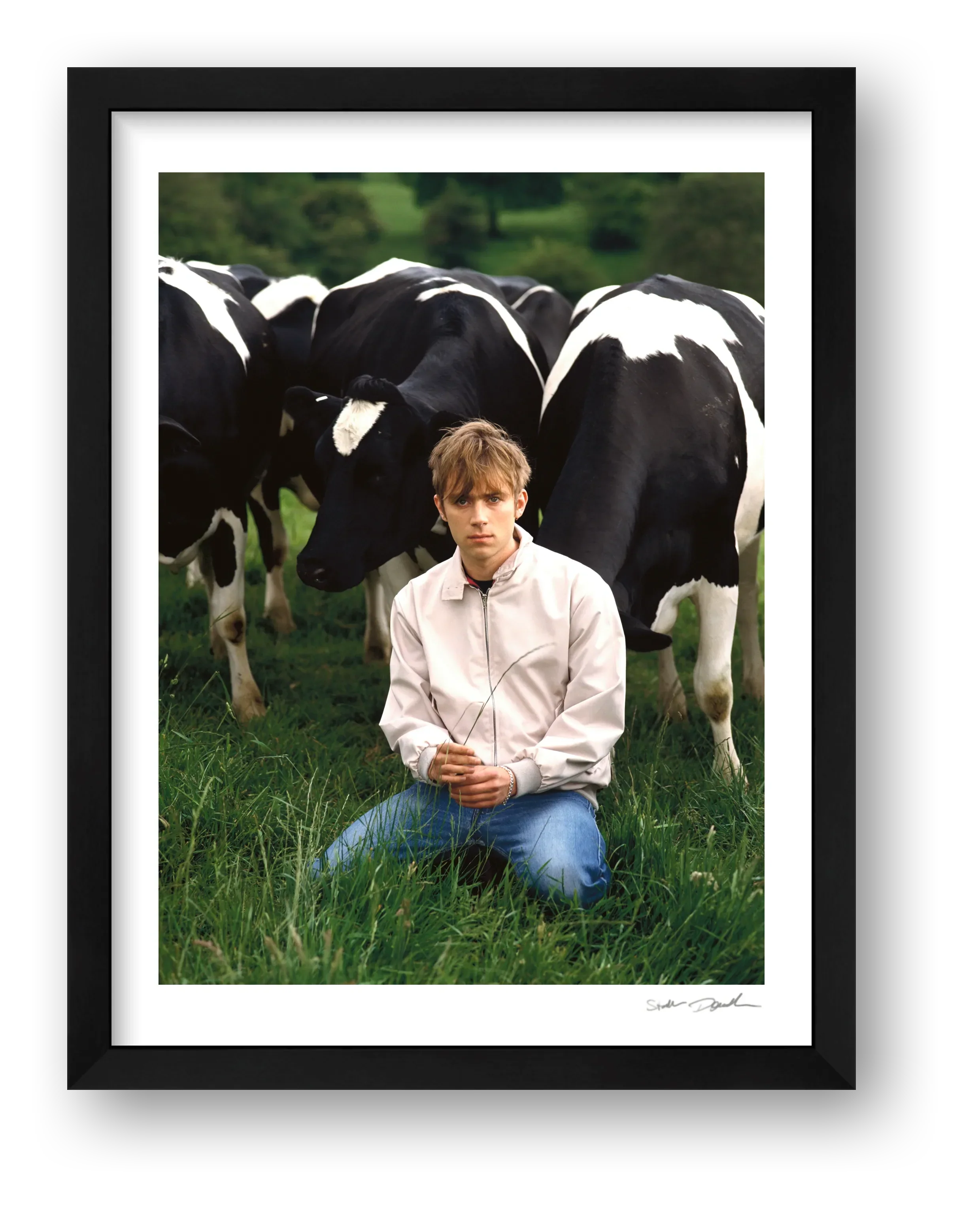 Damon Albarn - Blur - Quintessentially English Image 1 - Essex 1994 — framed