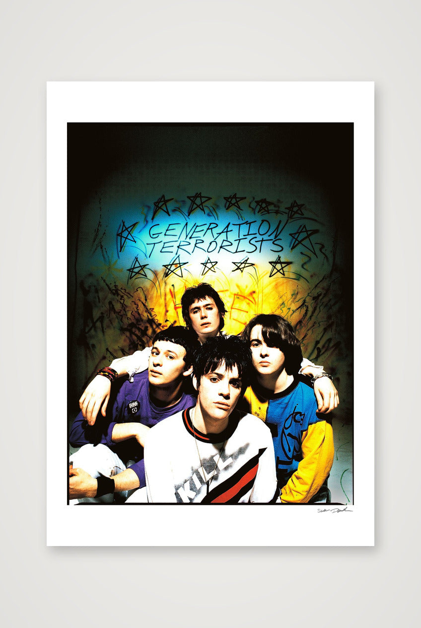 Manics - 1991 - Cross Processed — A1 (59×84cm, 23×33") Print only