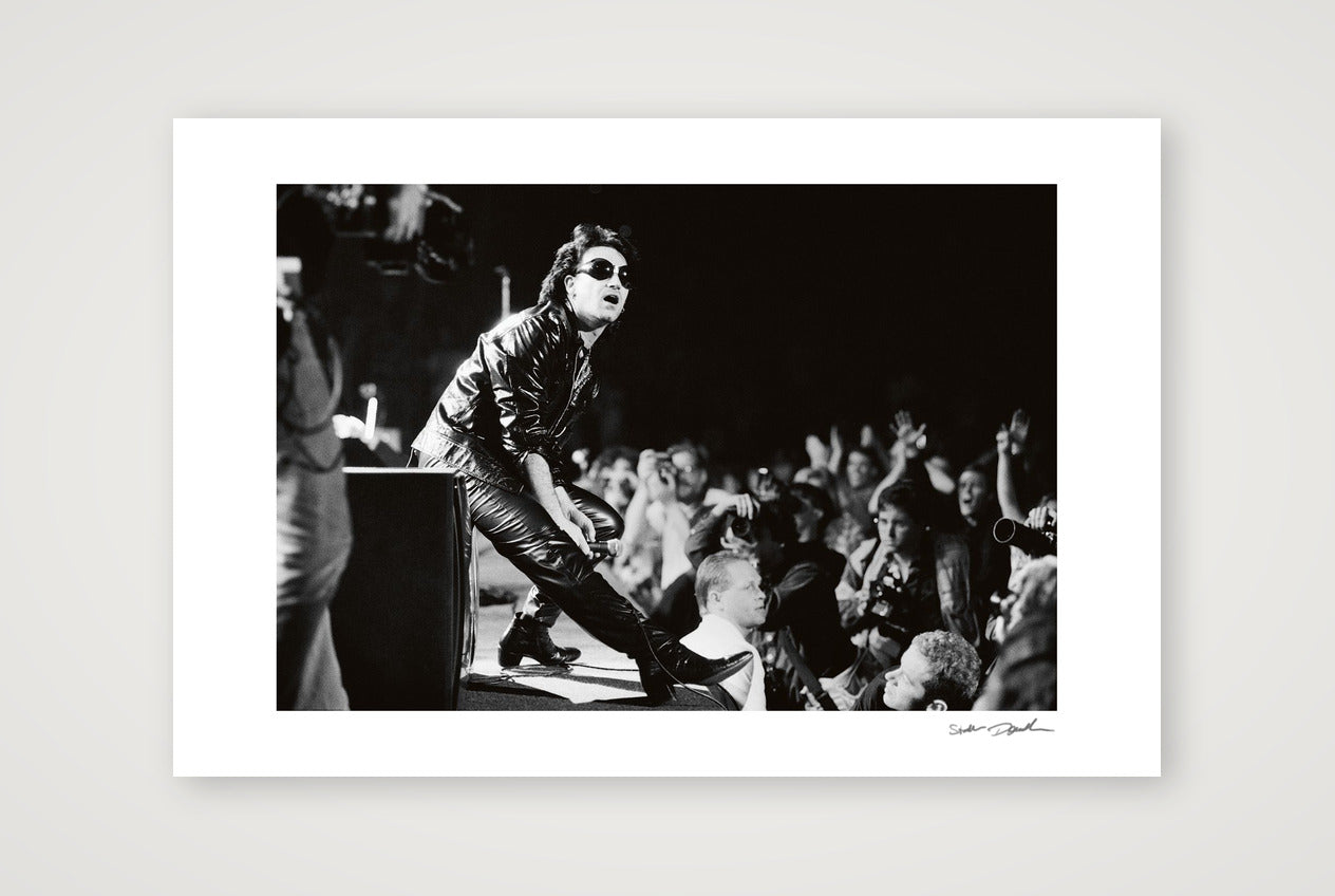 Bono - U2 - The Fly & The Audience — 45×30cm, 18×12" Print only