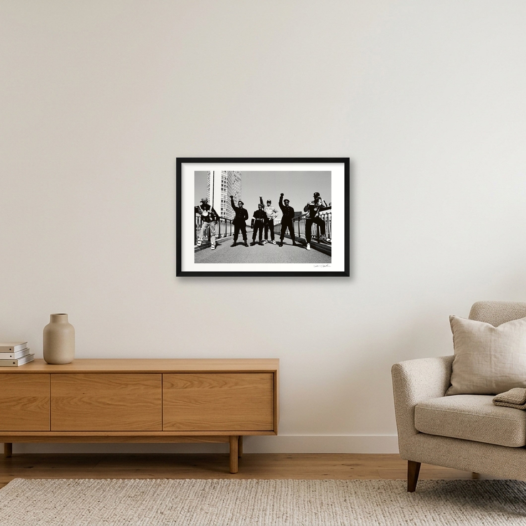 Public Enemy - 1988 - Black Power — 60×40cm, 24×16" Black Frame