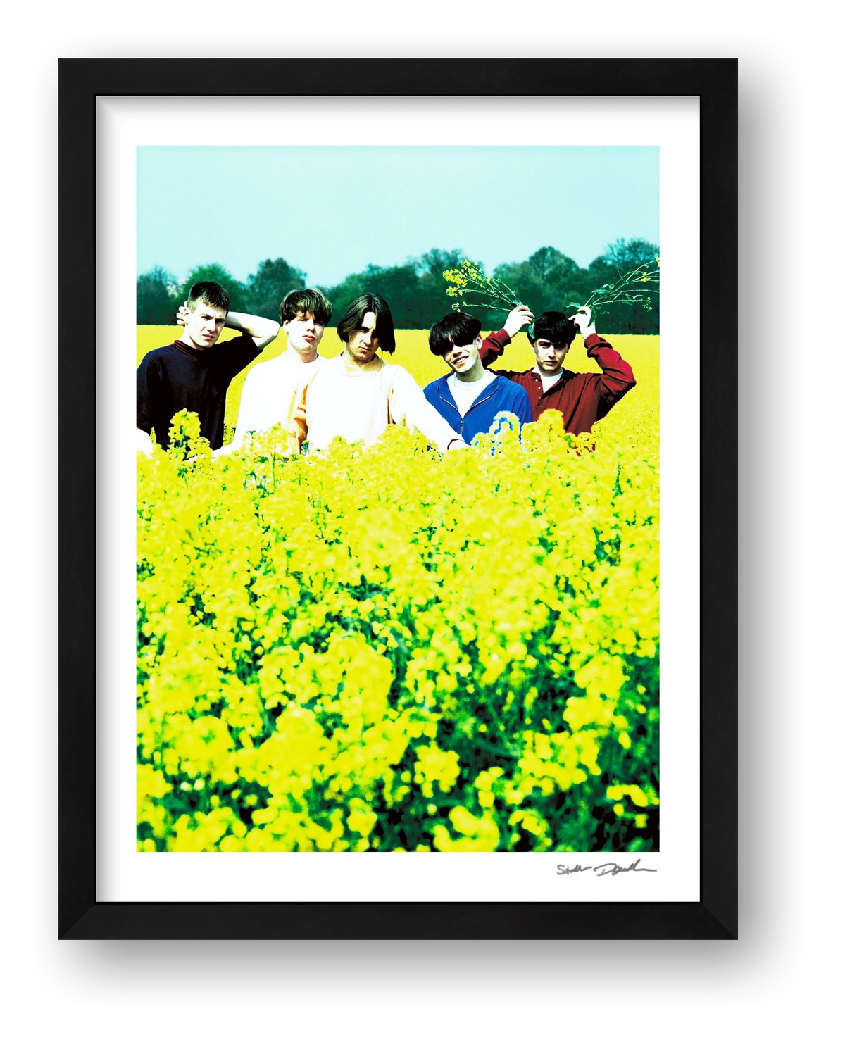 The Charlatans - Northwich Rape Field 1 — framed