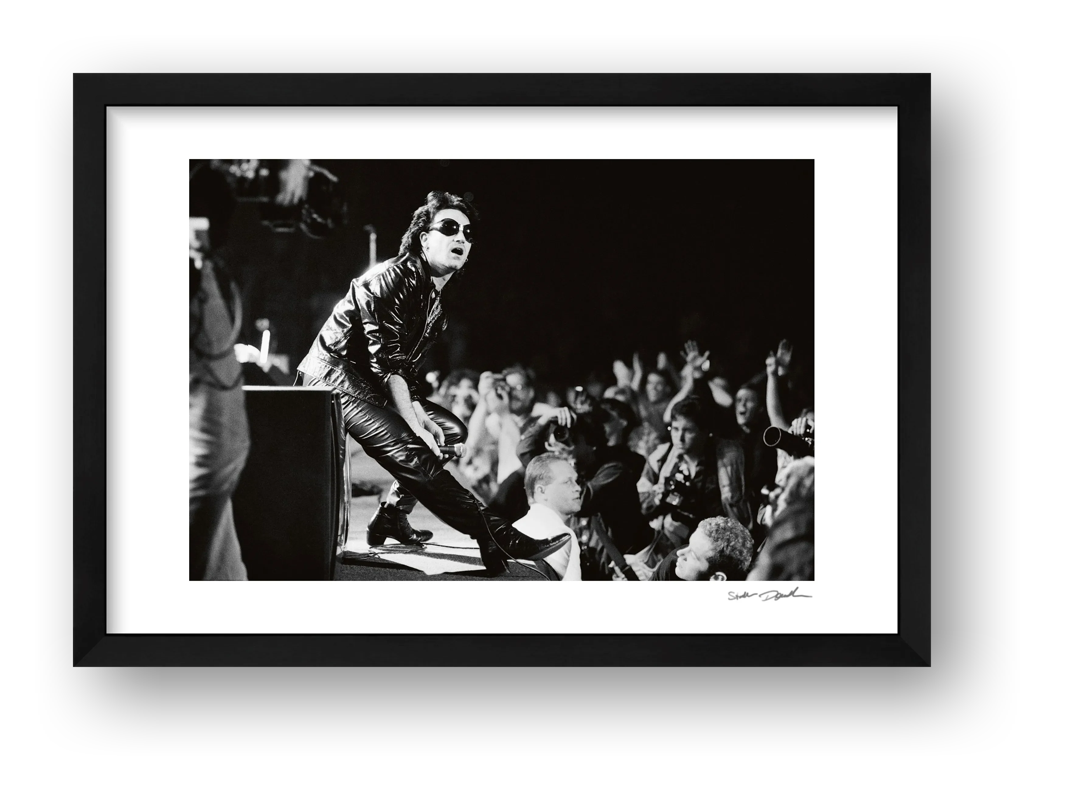 Bono - U2 - The Fly & The Audience — framed