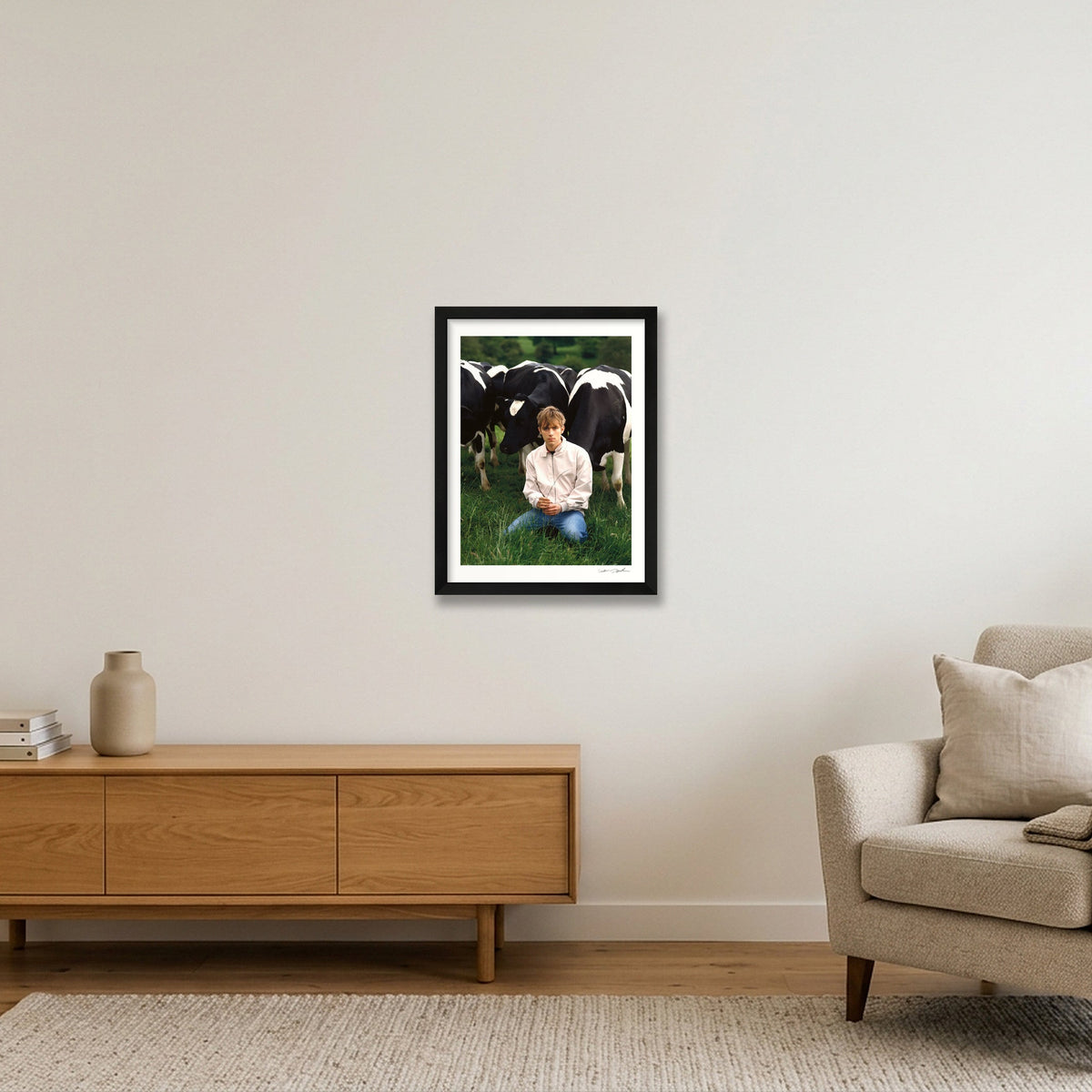 Damon Albarn - Blur - Quintessentially English Image 1 - Essex 1994 — 30×40cm, 12×16" Black Frame