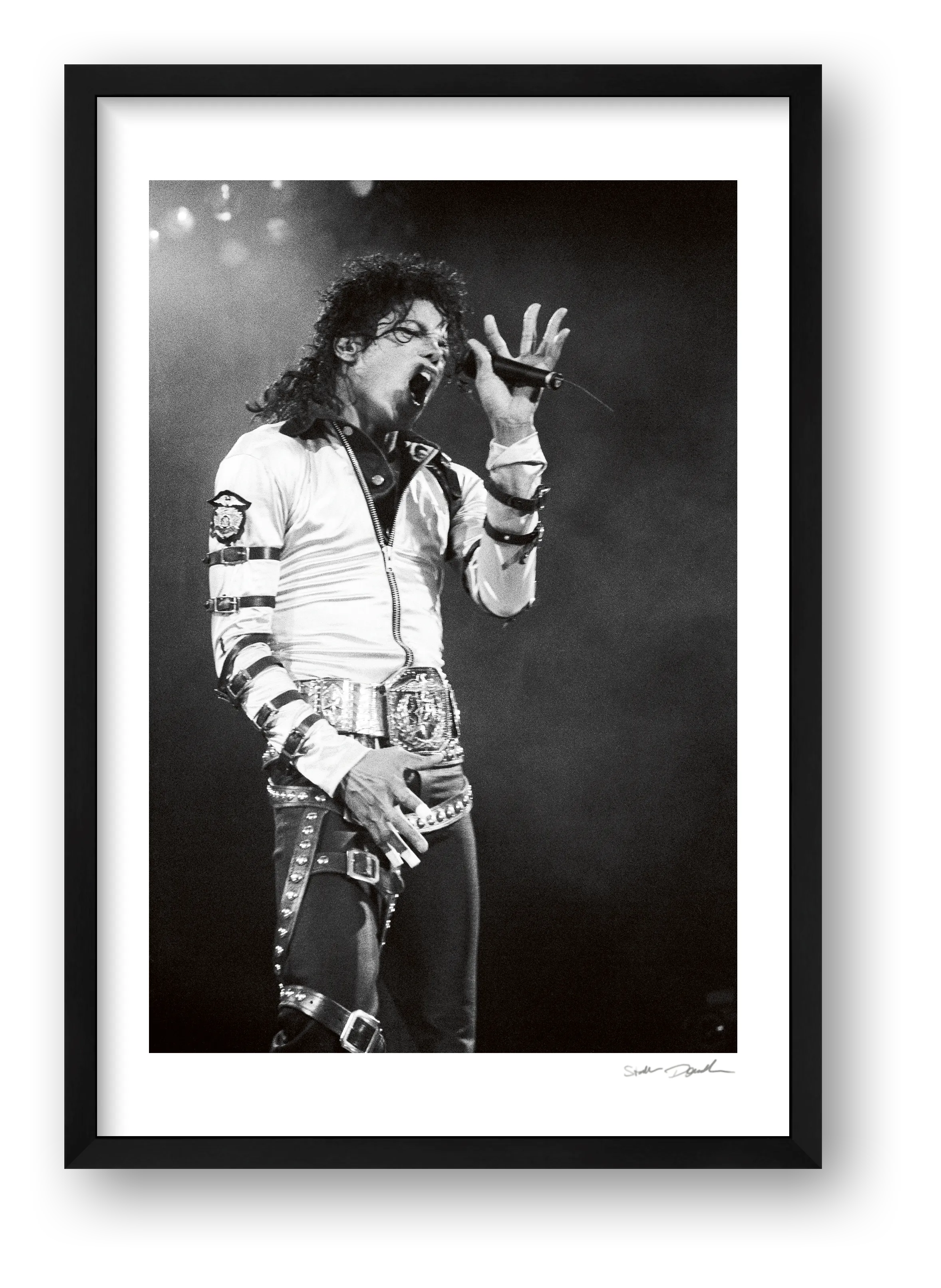 Michael Jackson - Wembley - Roll 11A Frame 19 — framed