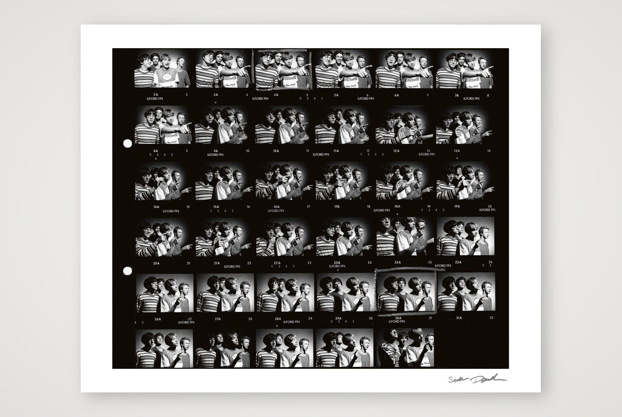 Blur – 1990 – Contact Sheet 22F — 35×28cm, 14×11" Print only