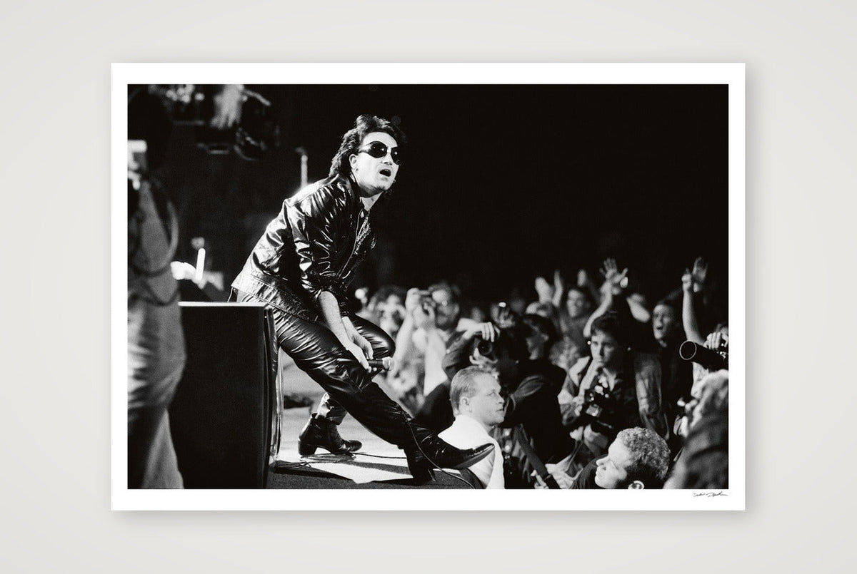 Bono - U2 - The Fly & The Audience — A0 (119×84cm, 47×33") Print only