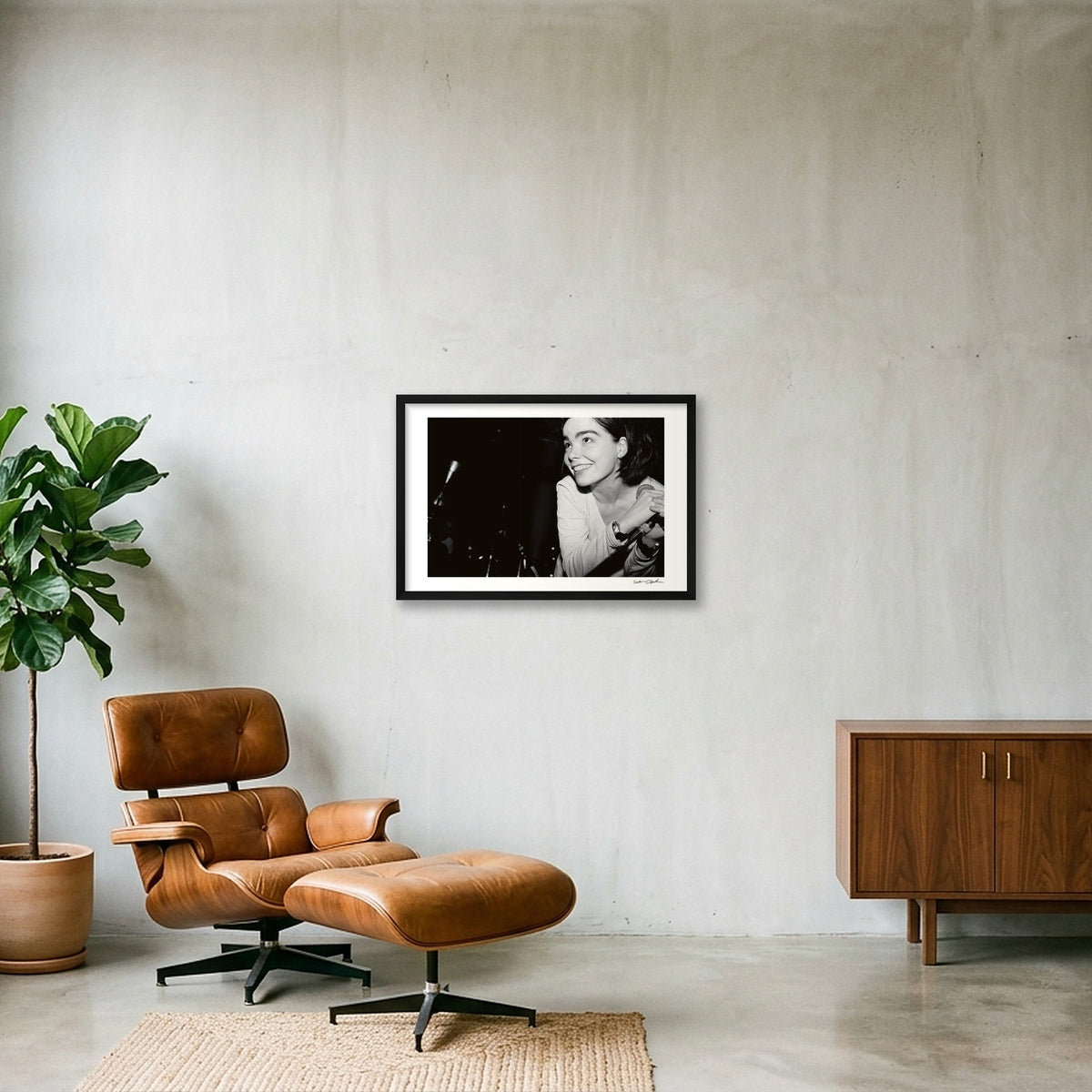 Björk - The Sugarcubes - 1988 — 60×40cm, 24×16" Black Frame