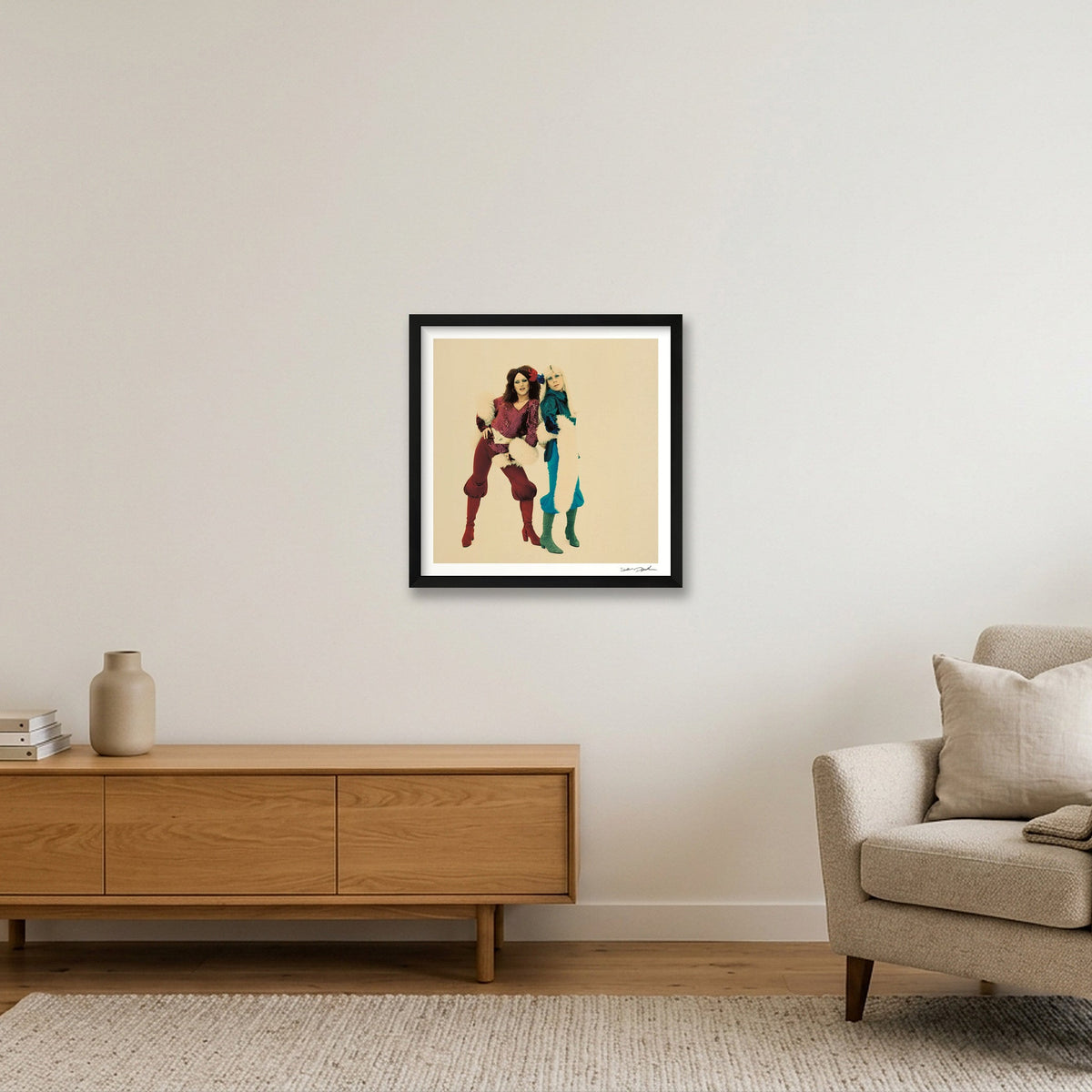 Erasure - ABBA-esque — 40×40cm, 16×16" Black Frame