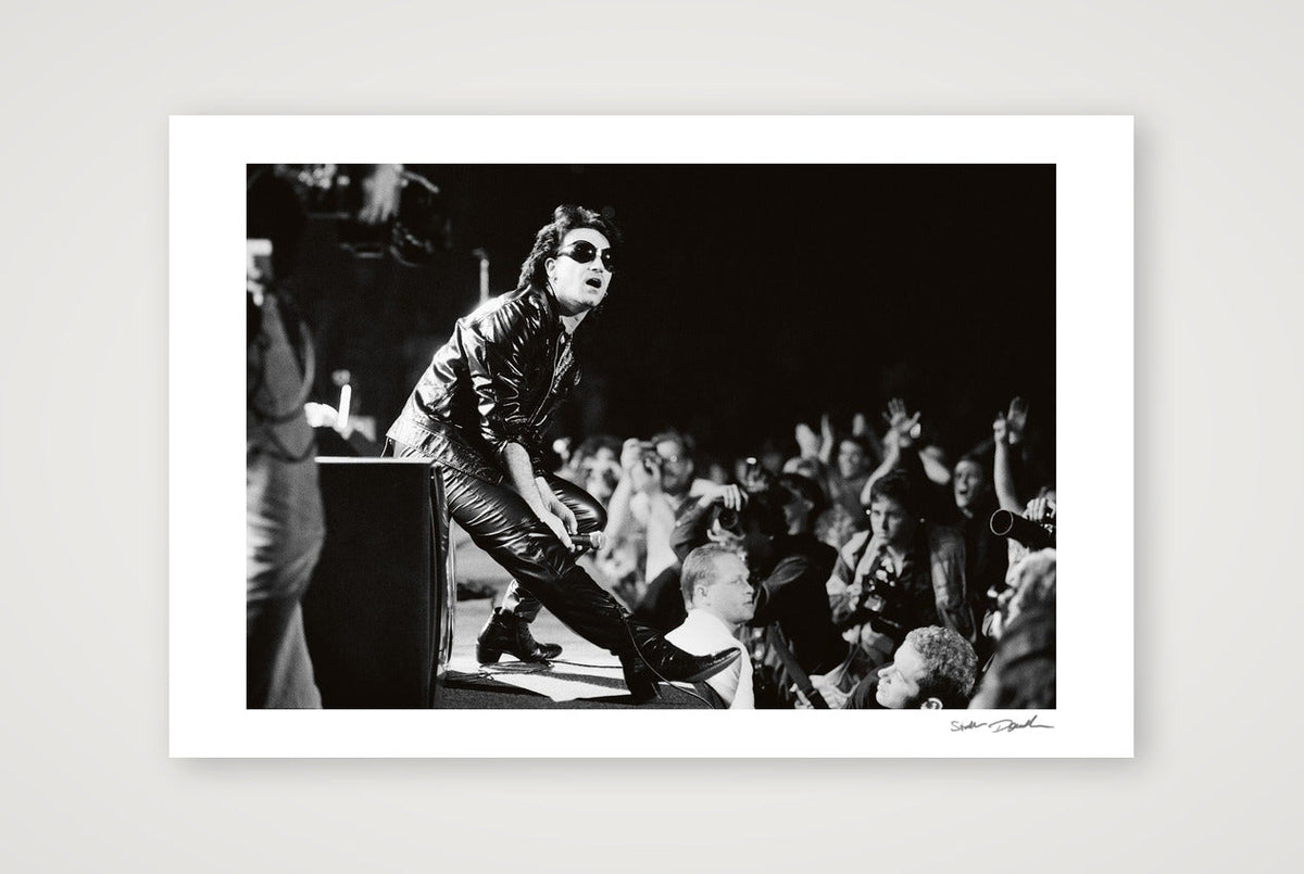 Bono - U2 - The Fly & The Audience — 60×40cm, 24×16" Print only