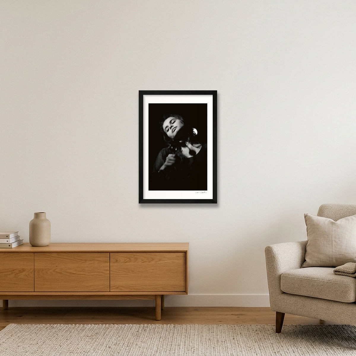 Hope Sandoval - Mazzy Star - Frame 22B 9a — 30×45cm, 12×18" Black Frame