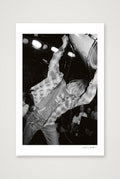Kurt Cobain - Nirvana - Pyramid Club NYC - Breaking the Set — 30×45cm, 12×18" Print only