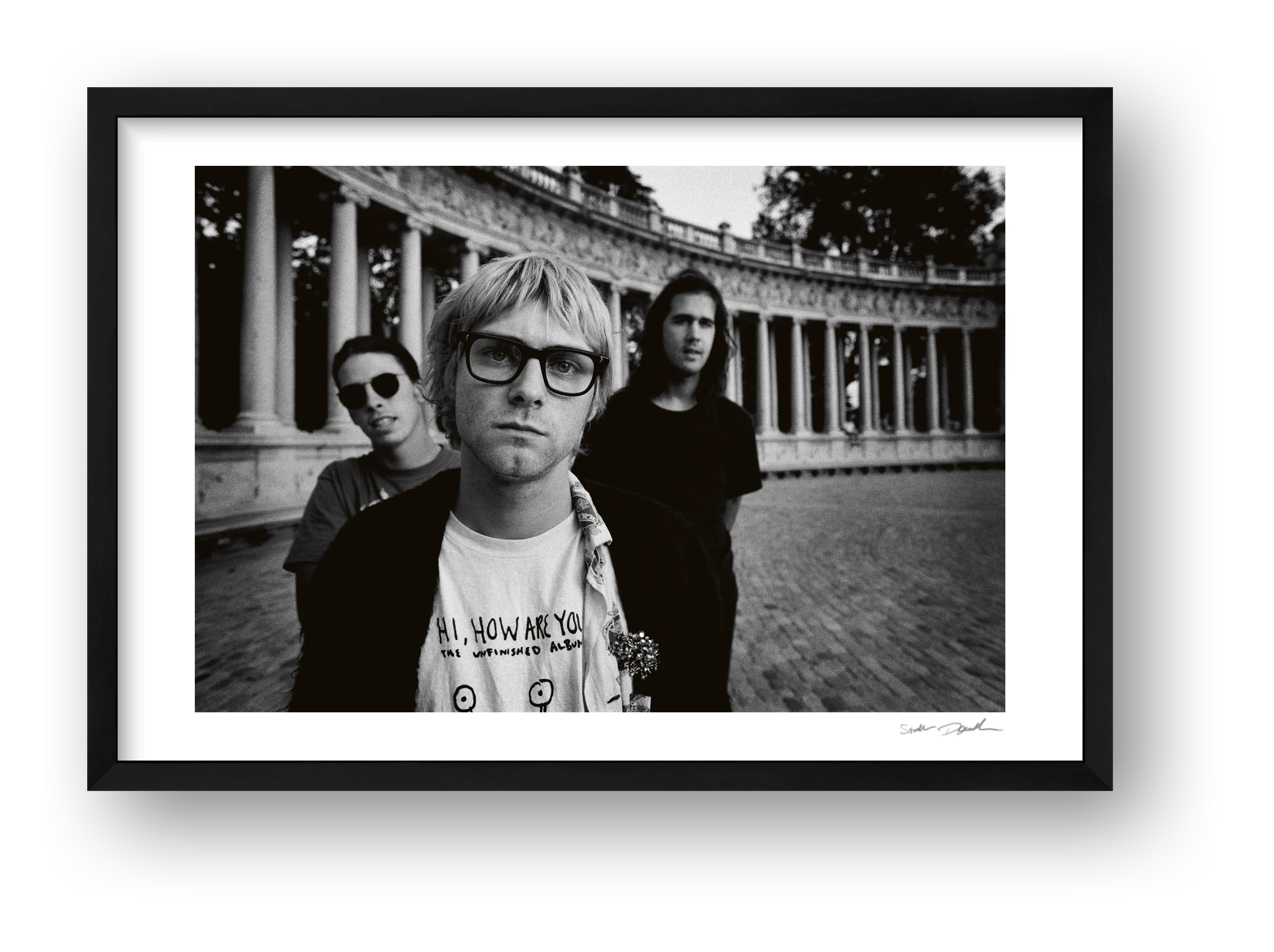 Nirvana – Parque del Retiro – Madrid 1992 - Colonnade 1 — framed