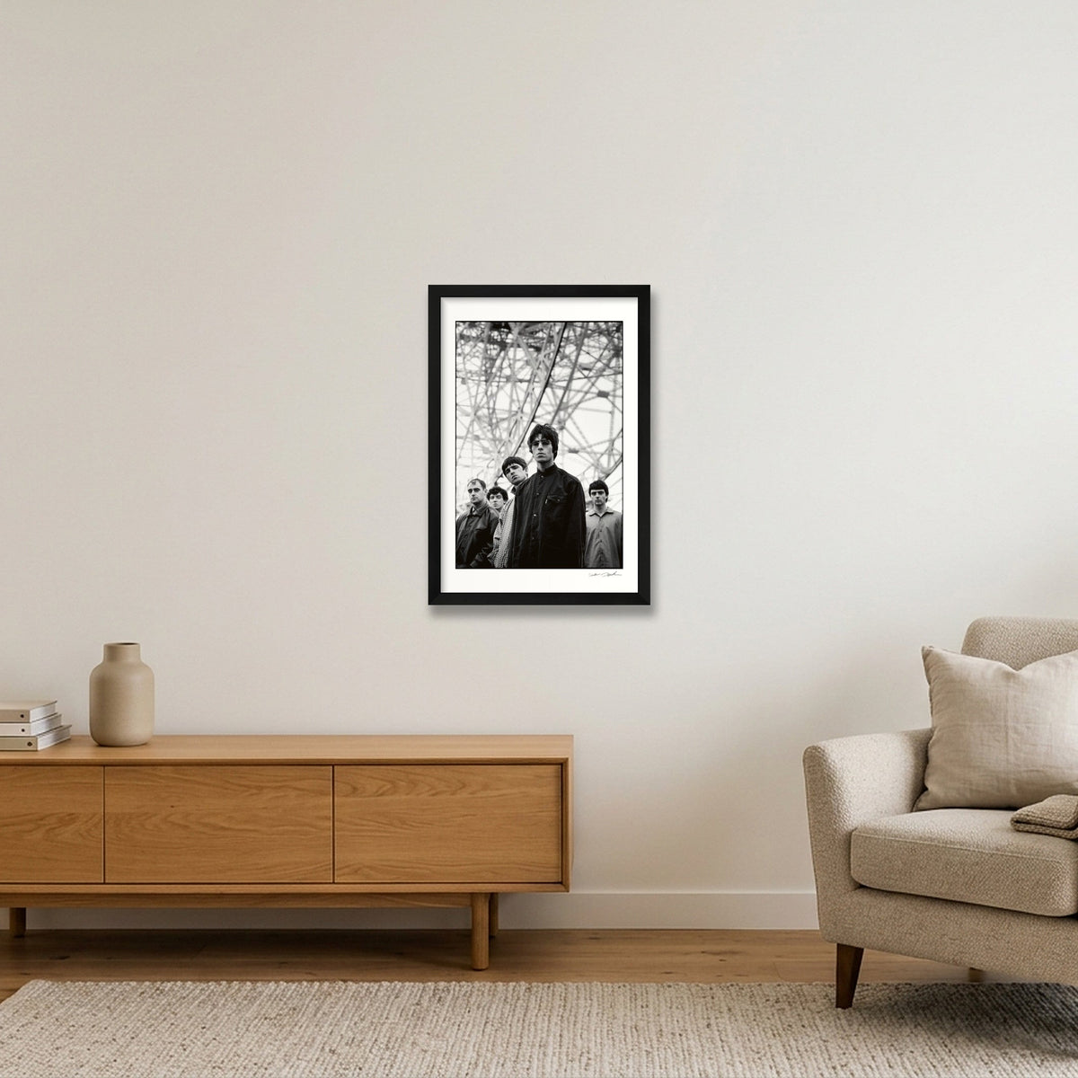 Oasis - Jodrell Bank - Classic — 30×45cm, 12×18" Black Frame