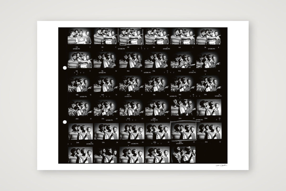 Blur – 1990 – Contact Sheet 22F — A0 (119×84cm, 47×33") Print only