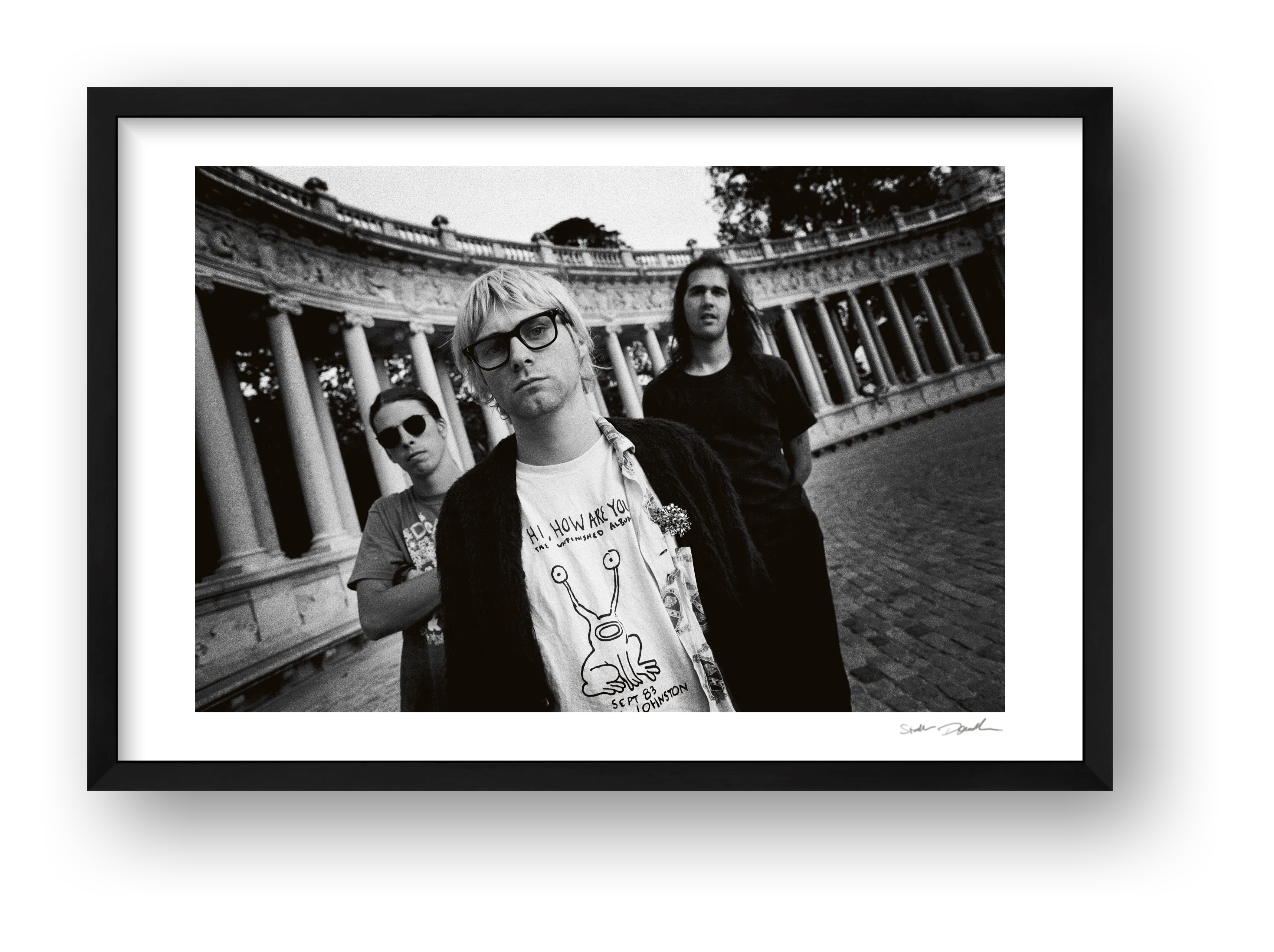 Nirvana – Parque del Retiro – Madrid 1992 - Colonnade 2 — framed