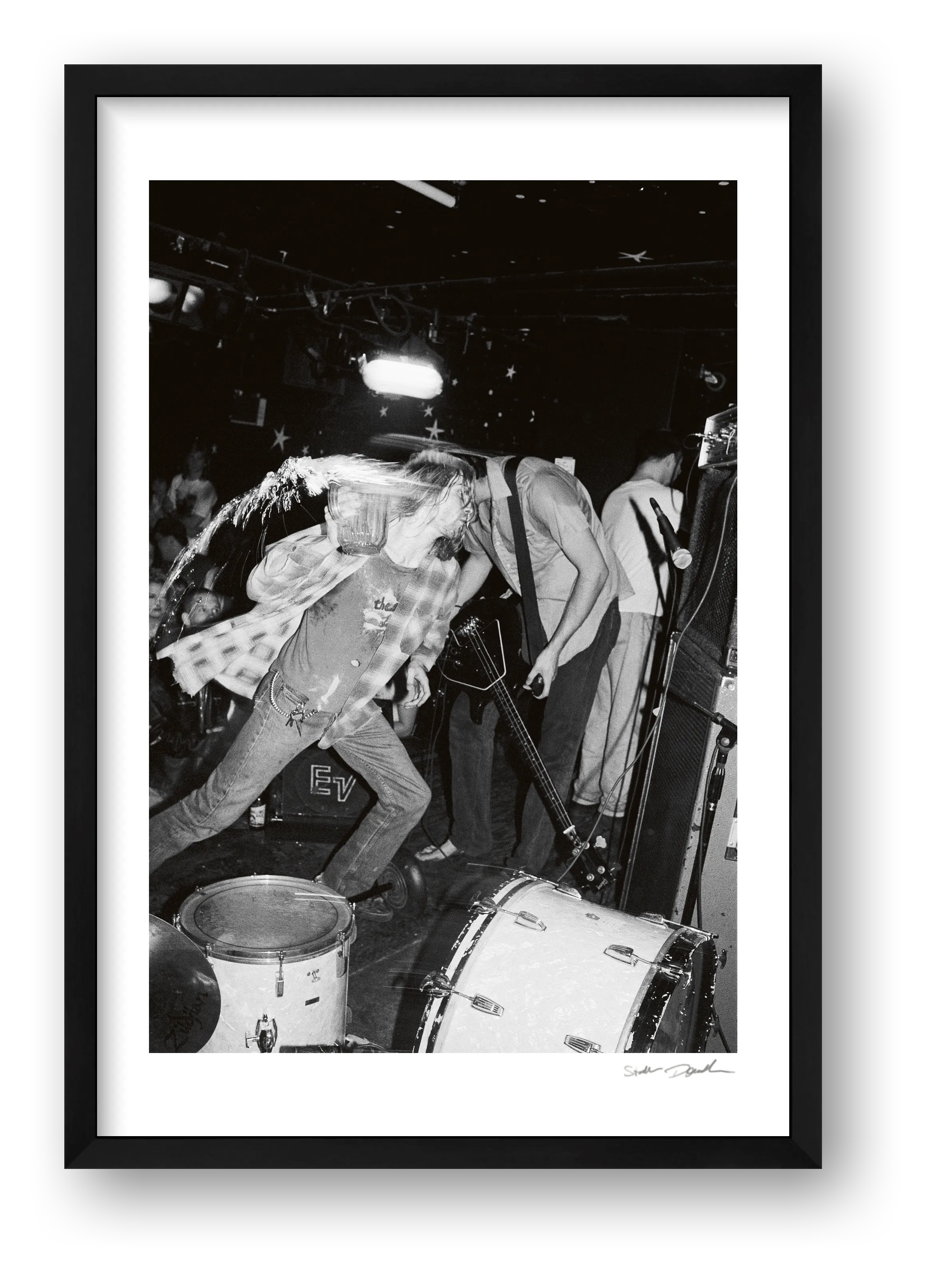 Kurt Cobain - Nirvana - Pyramid Club NYC - The Beer Pitcher — framed