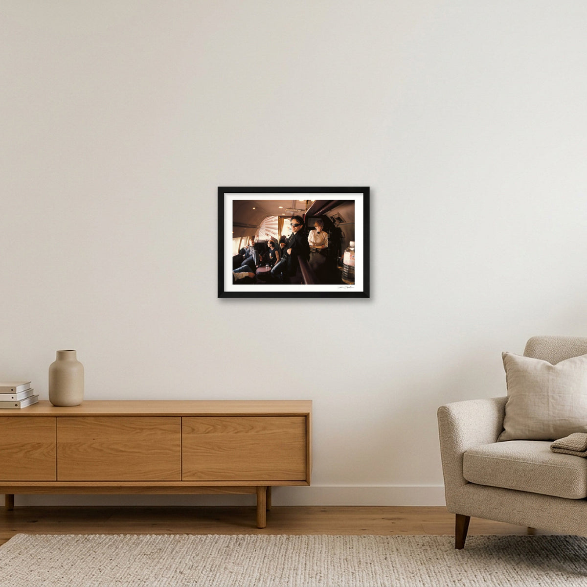 Bono - U2 - Airborne Bar — A3 (42×30cm, 17×12") Black Frame