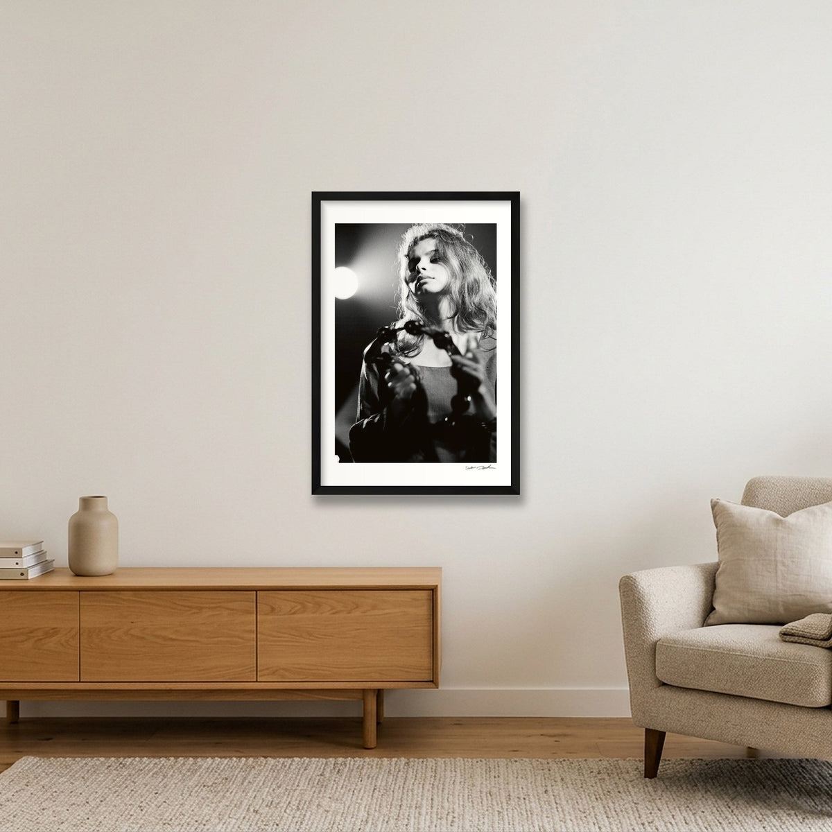 Hope Sandoval - Mazzy Star - Frame 22C 19 — 40×60cm, 16×24" Black Frame
