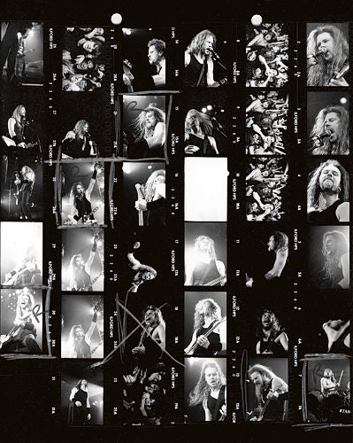 Metallica – Houston 1989 – Contact Sheet A