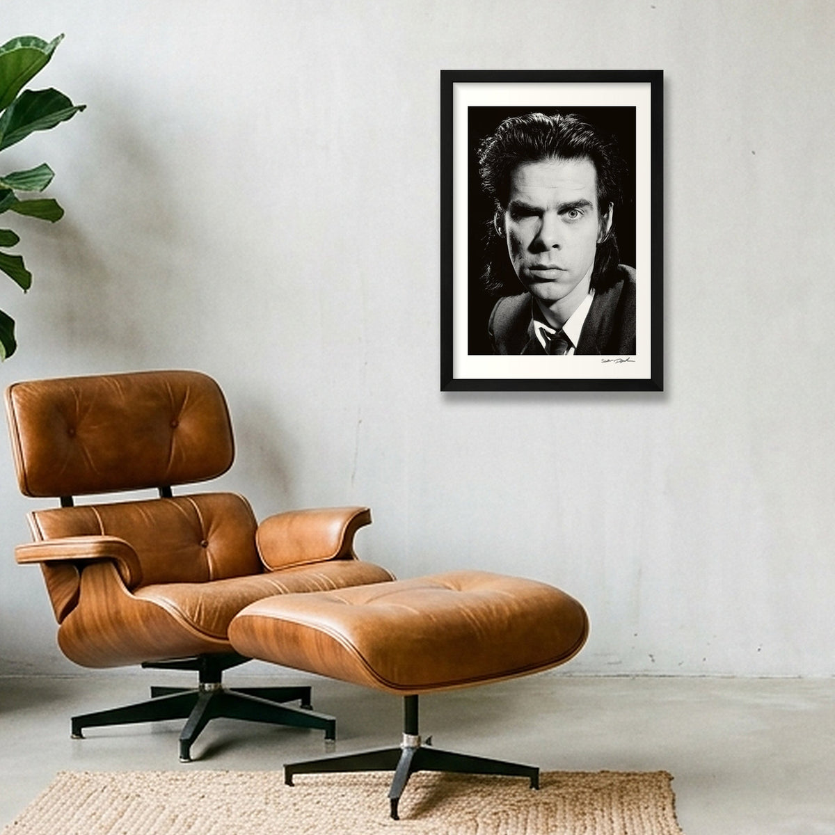 Nick Cave - Close Up - 1990 — 30×45cm, 12×18" Black Frame