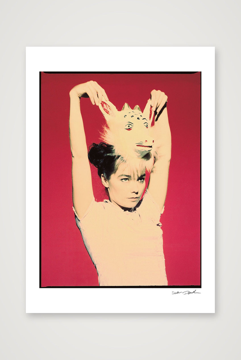 Björk Studio with Mask - Look 2 - Cross Process - 1995 — 42×59cm, 17×23" Print only