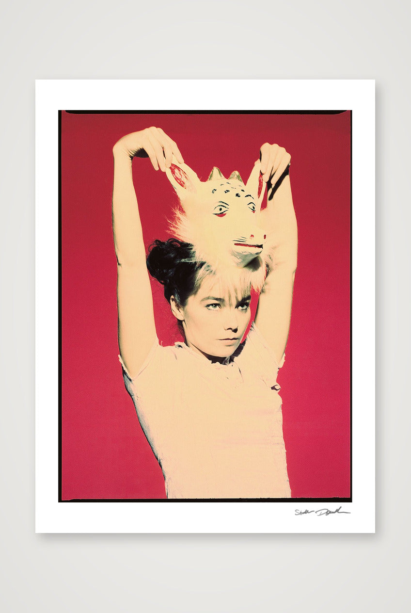 Björk Studio with Mask - Look 2 - Cross Process - 1995 — 30×40cm, 12×16" Print only