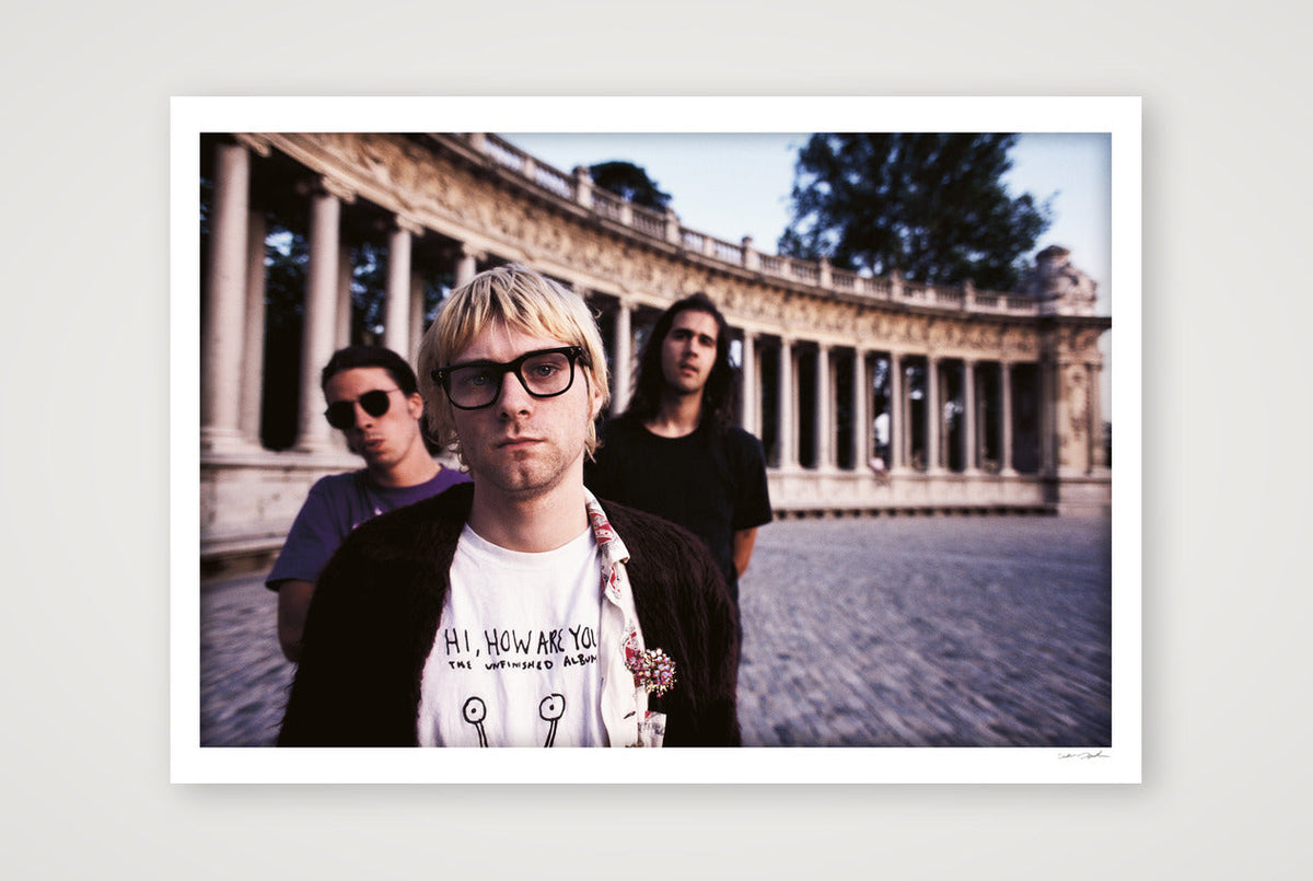 Nirvana – Parque del Retiro – Madrid 1992 - Colonnade Colour — A0 (119×84cm, 47×33") Print only