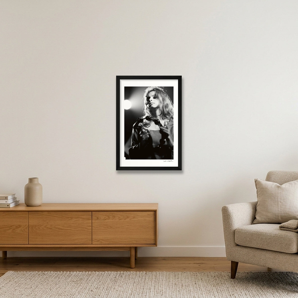 Hope Sandoval - Mazzy Star - Frame 22C 19 — 30×45cm, 12×18" Black Frame