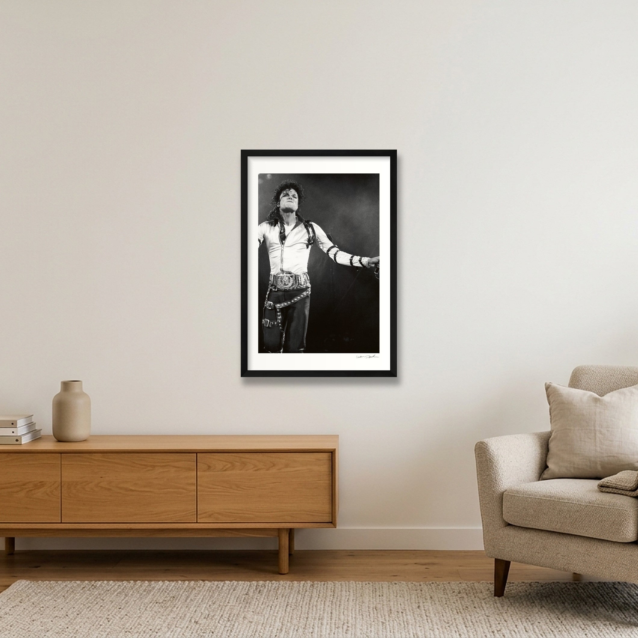 Michael Jackson - Wembley - Roll 11A Frame 20 — 40×60cm, 16×24" Black Frame