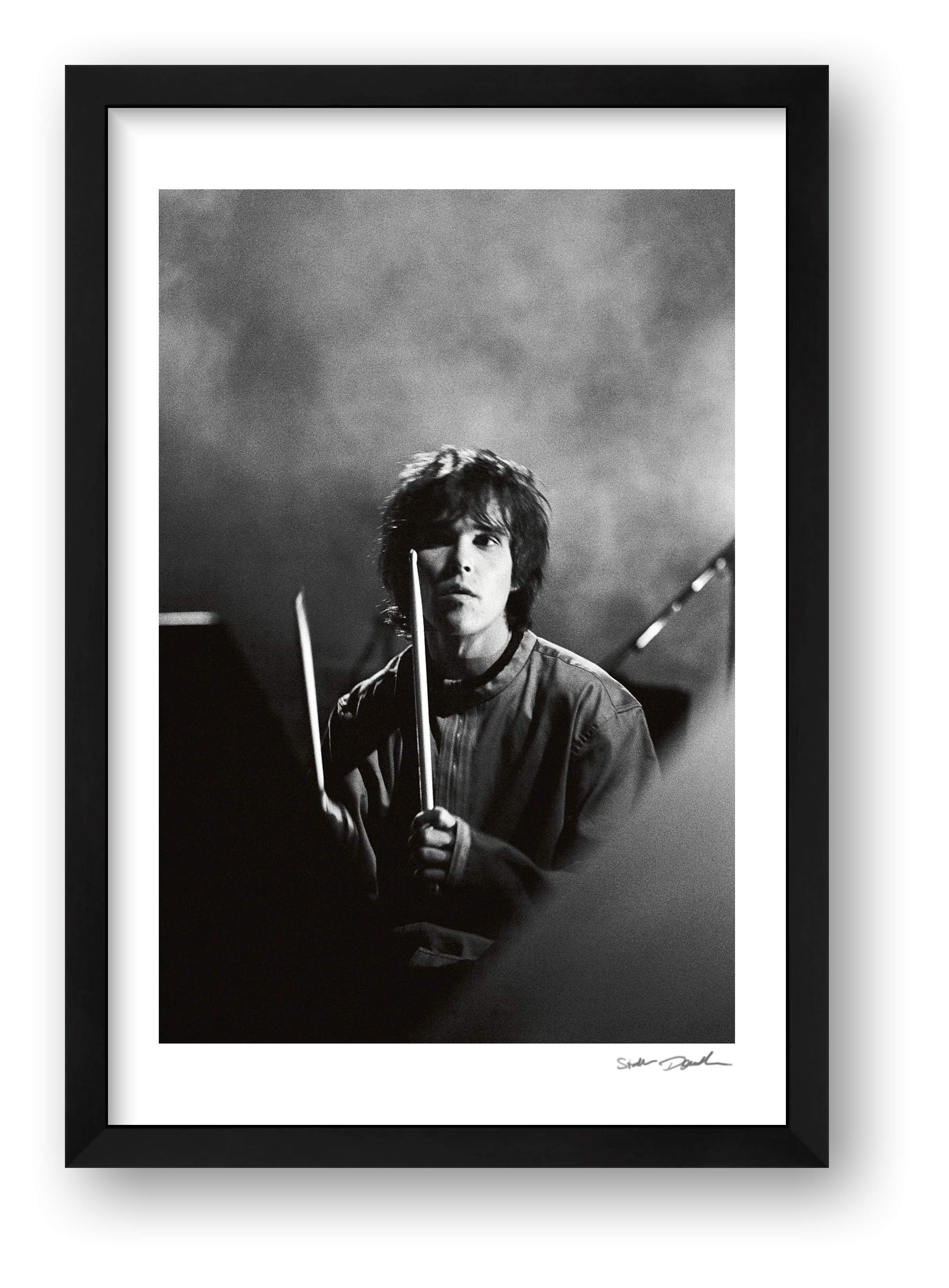 Ian Brown - Ally Pally - He Bangs The Drums — framed