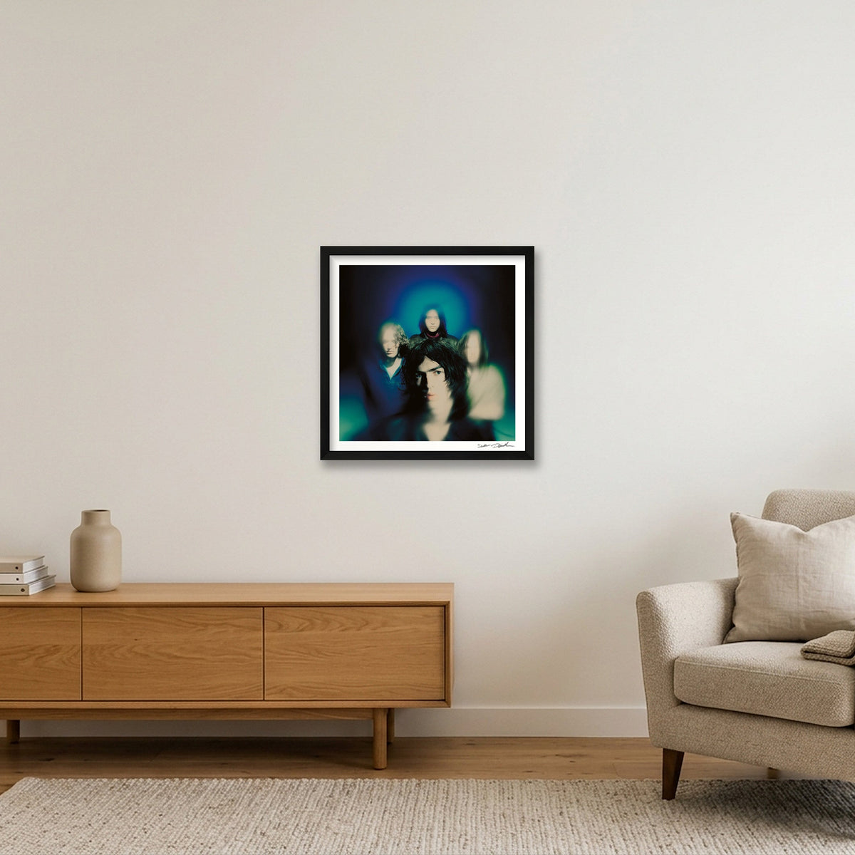 The Verve - Ethereal AF — 40×40cm, 16×16" Black Frame