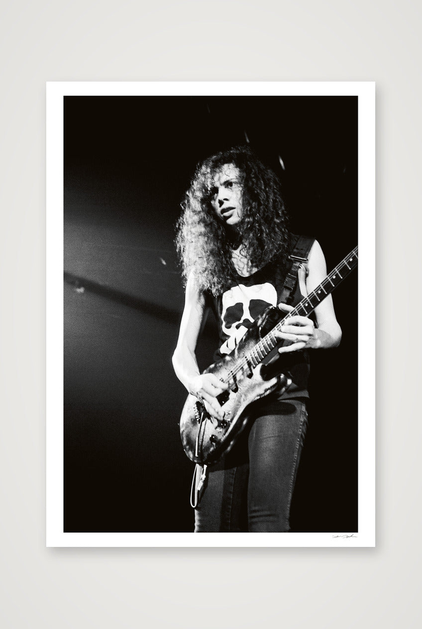 Kirk Hammett - Metallica - Texas 1989 — A0 (84×119cm, 33×47") Print only