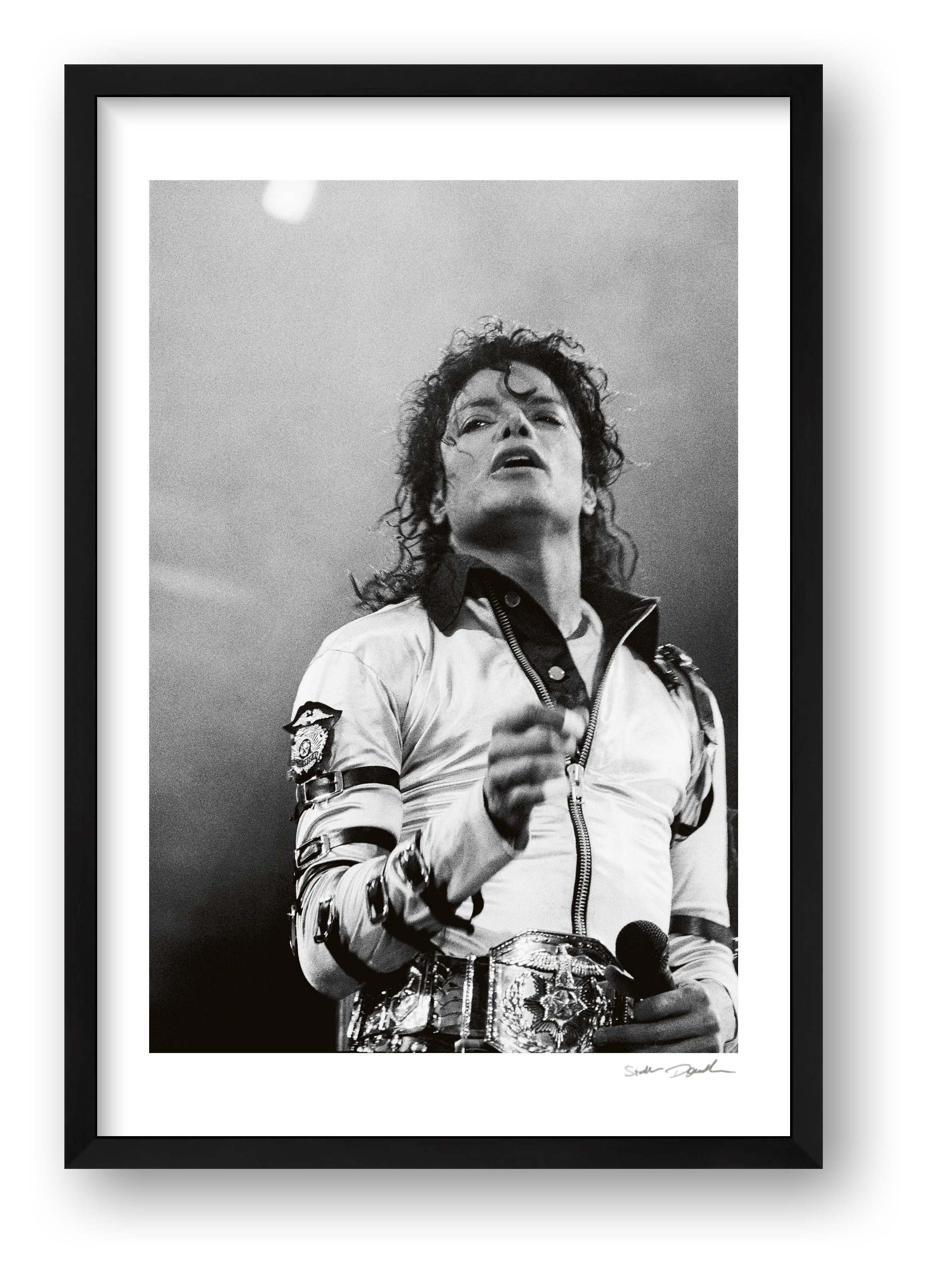 Michael Jackson - Wembley - Roll 11B Frame 9 — framed