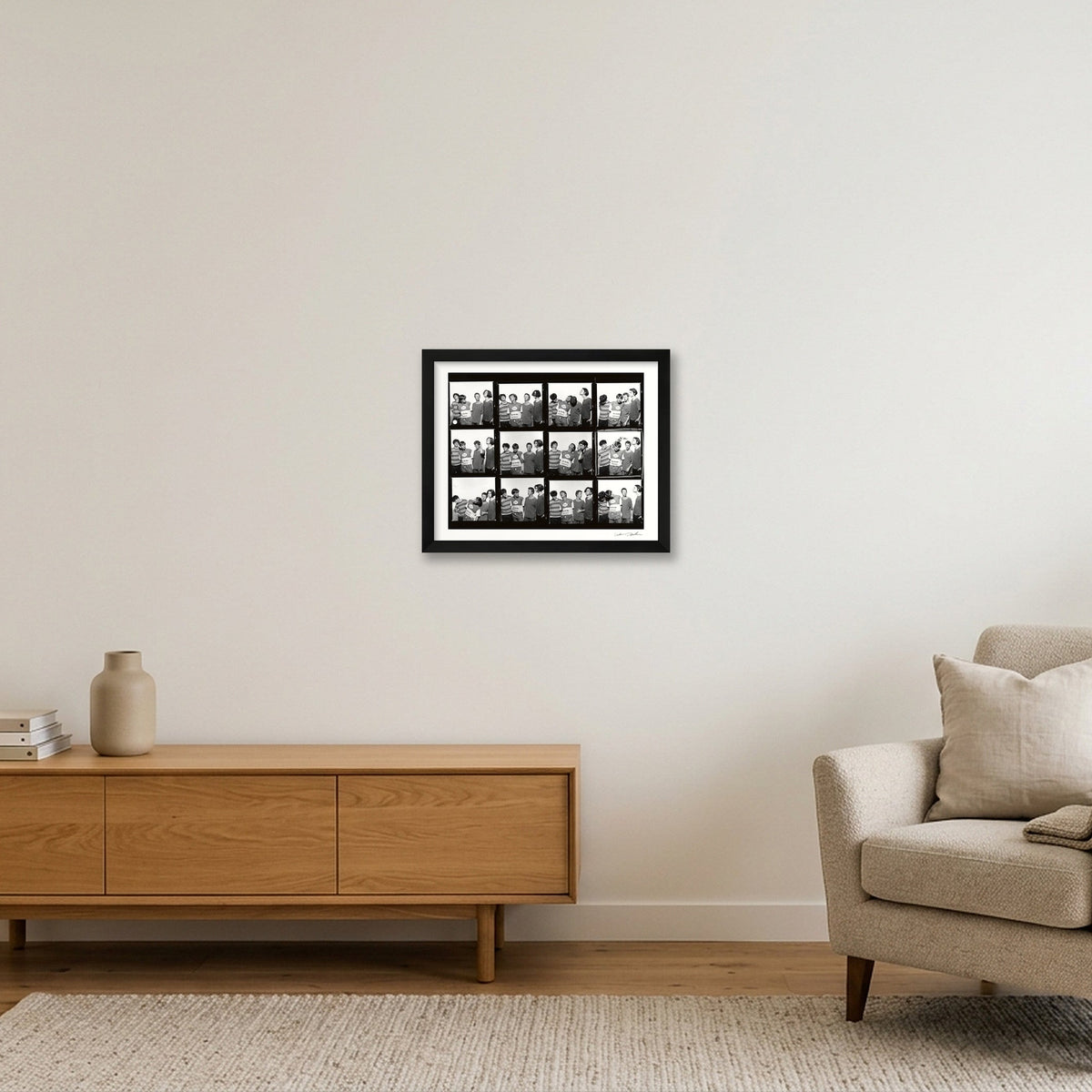 Blur – 1990 – Contact Sheet 22C — 35×28cm, 14×11" Black Frame