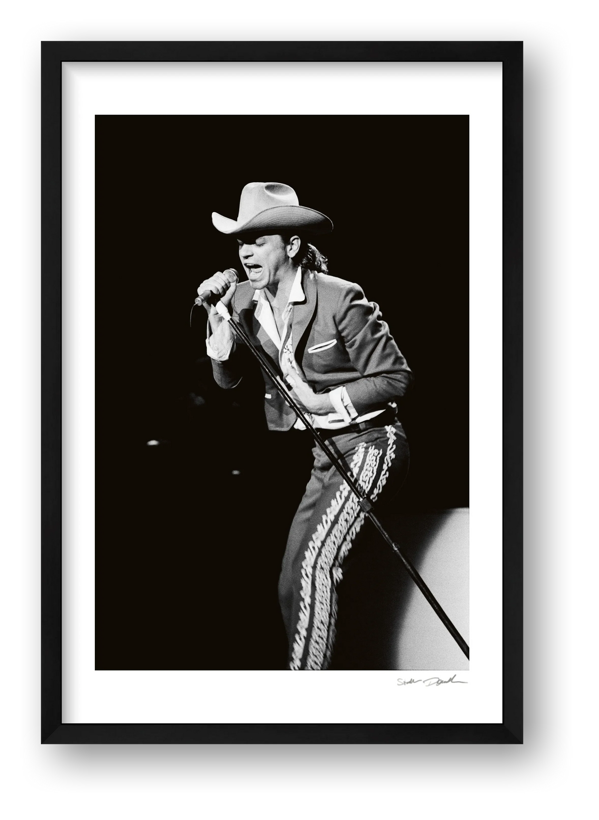 Michael Hutchence - Wembley 1988 - Yee Haa — framed