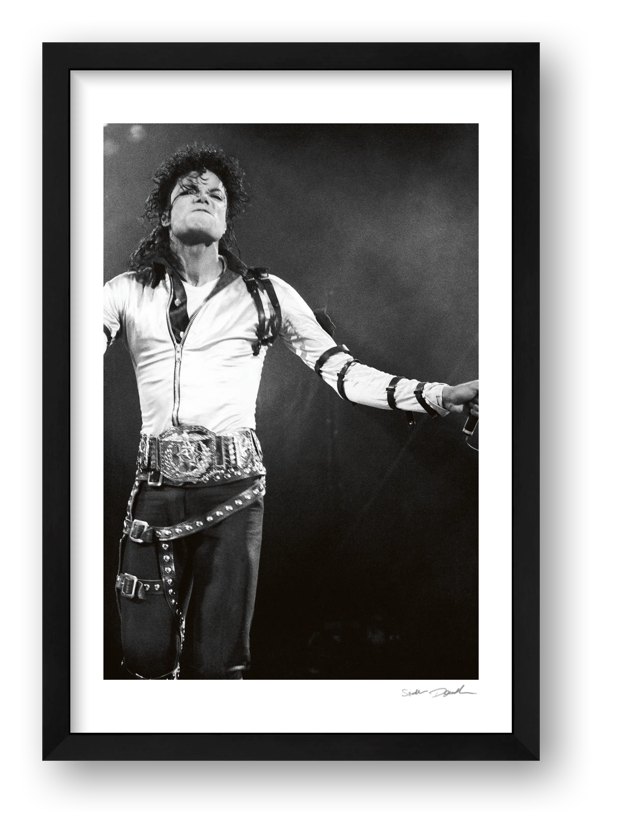 Michael Jackson - Wembley - Roll 11A Frame 20 — framed