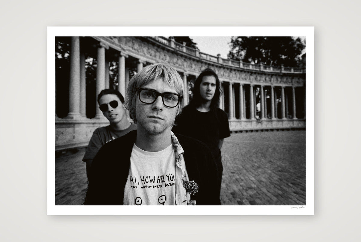 Nirvana – Parque del Retiro – Madrid 1992 - Colonnade 1 — A0 (119×84cm, 47×33") Print only