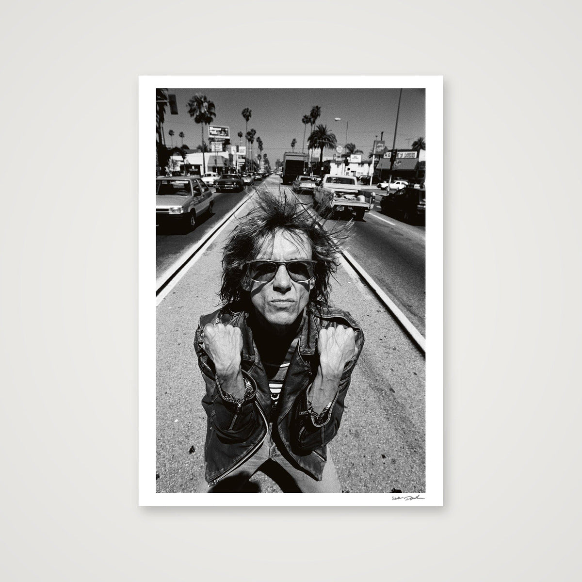 Iggy Pop - Hollywood Boulevard - 1988 — A1 (59×84cm, 23×33") Print only
