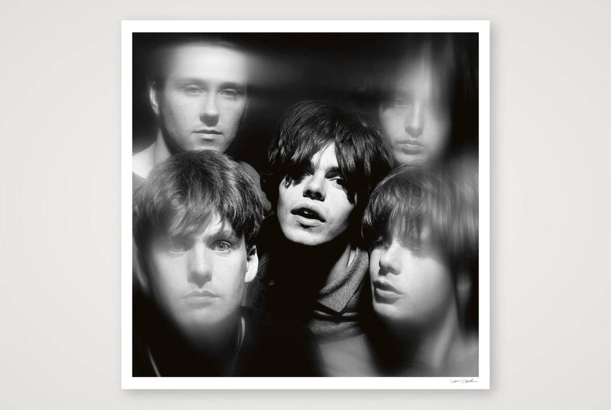 The Charlatans - Press Shoot 1990 - Vaseline — 84×84cm, 33×33" Print only