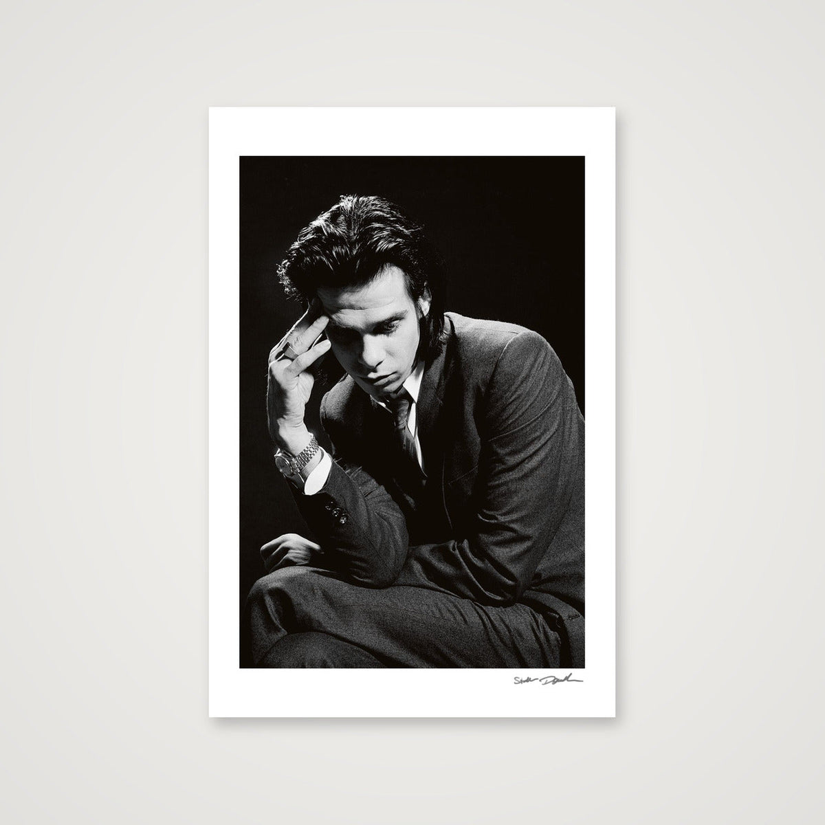 Nick Cave - Seated - 1990 — 30×45cm, 12×18" Print only