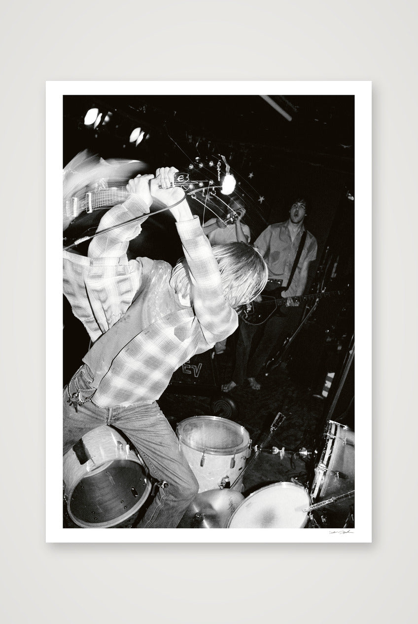 Kurt Cobain - Nirvana - Pyramid Club NYC - The Breaking Point — A0 (84×119cm, 33×47") Print only
