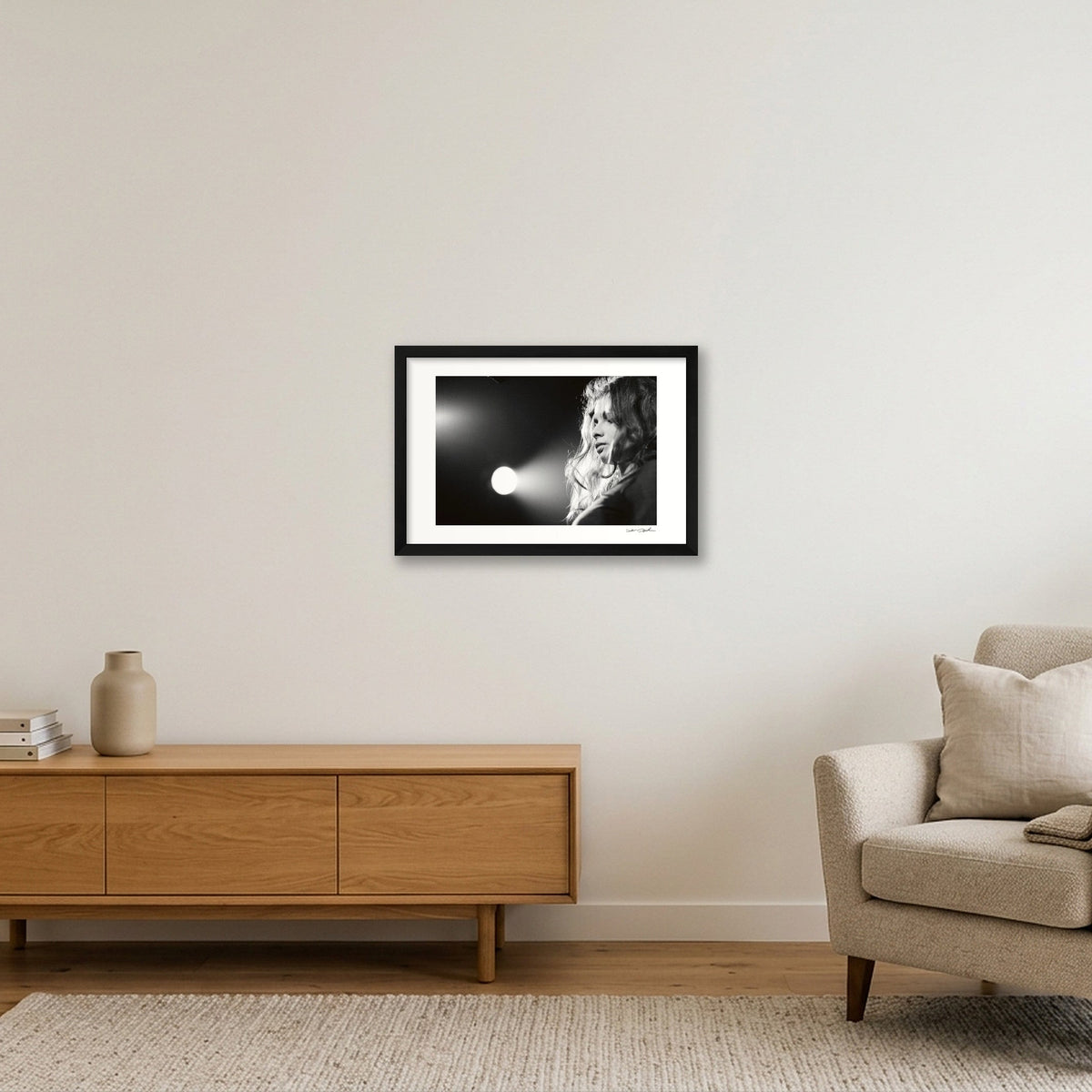 Hope Sandoval - Mazzy Star - Frame 22C 8 — 45×30cm, 18×12" Black Frame