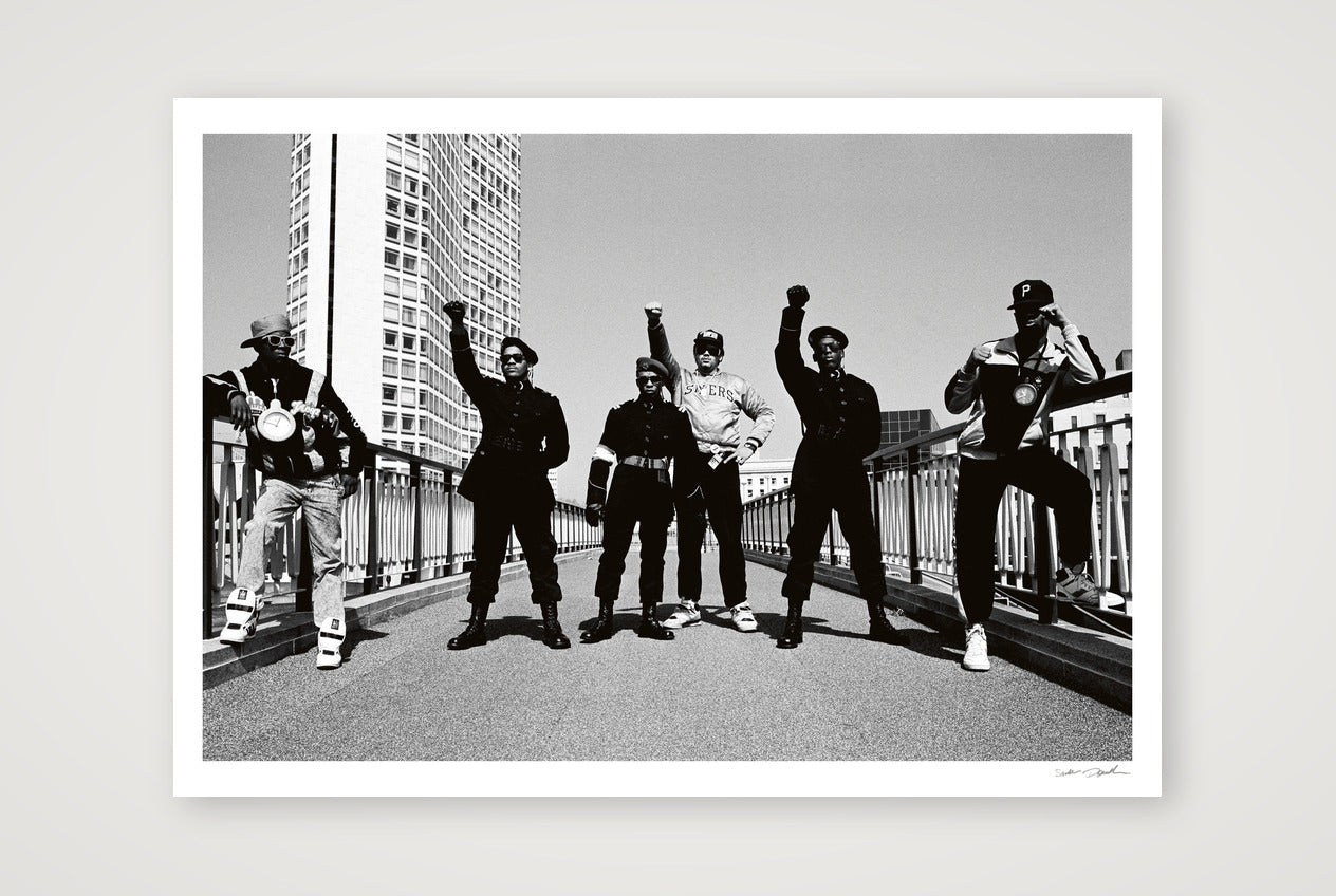Public Enemy - 1988 - Black Power — A1 (84×59cm, 33×23") Print only