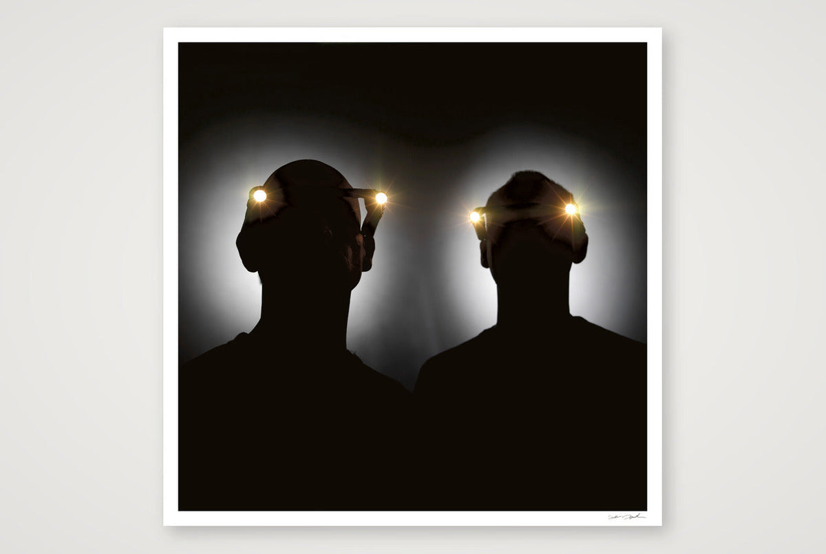 Orbital - Faceless Techno Bollocks — 84×84cm, 33×33" Print only