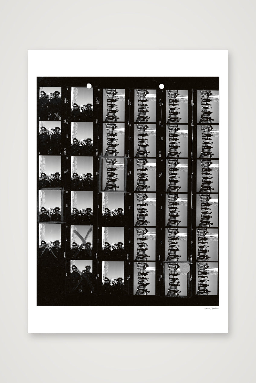 Public Enemy - 1988 - Contact Sheet C — A0 (84×119cm, 33×47") Print only