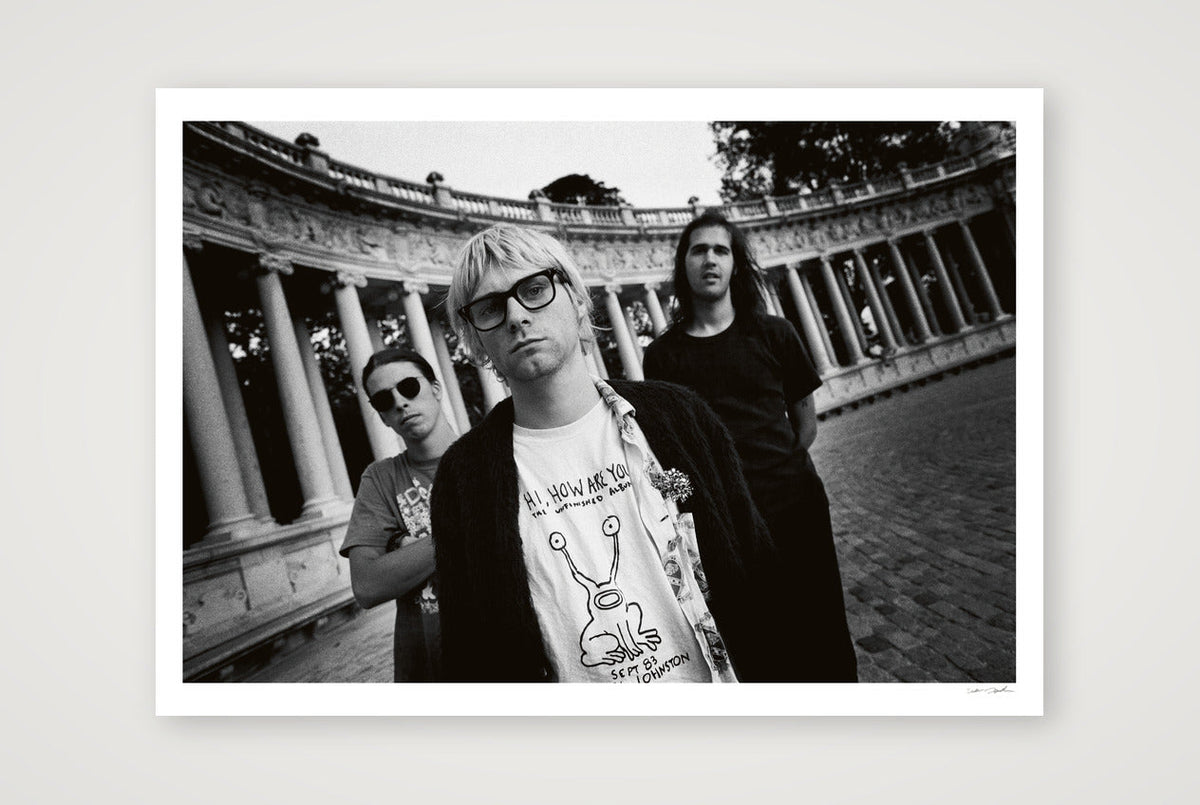 Nirvana – Parque del Retiro – Madrid 1992 - Colonnade 2 — A0 (119×84cm, 47×33") Print only