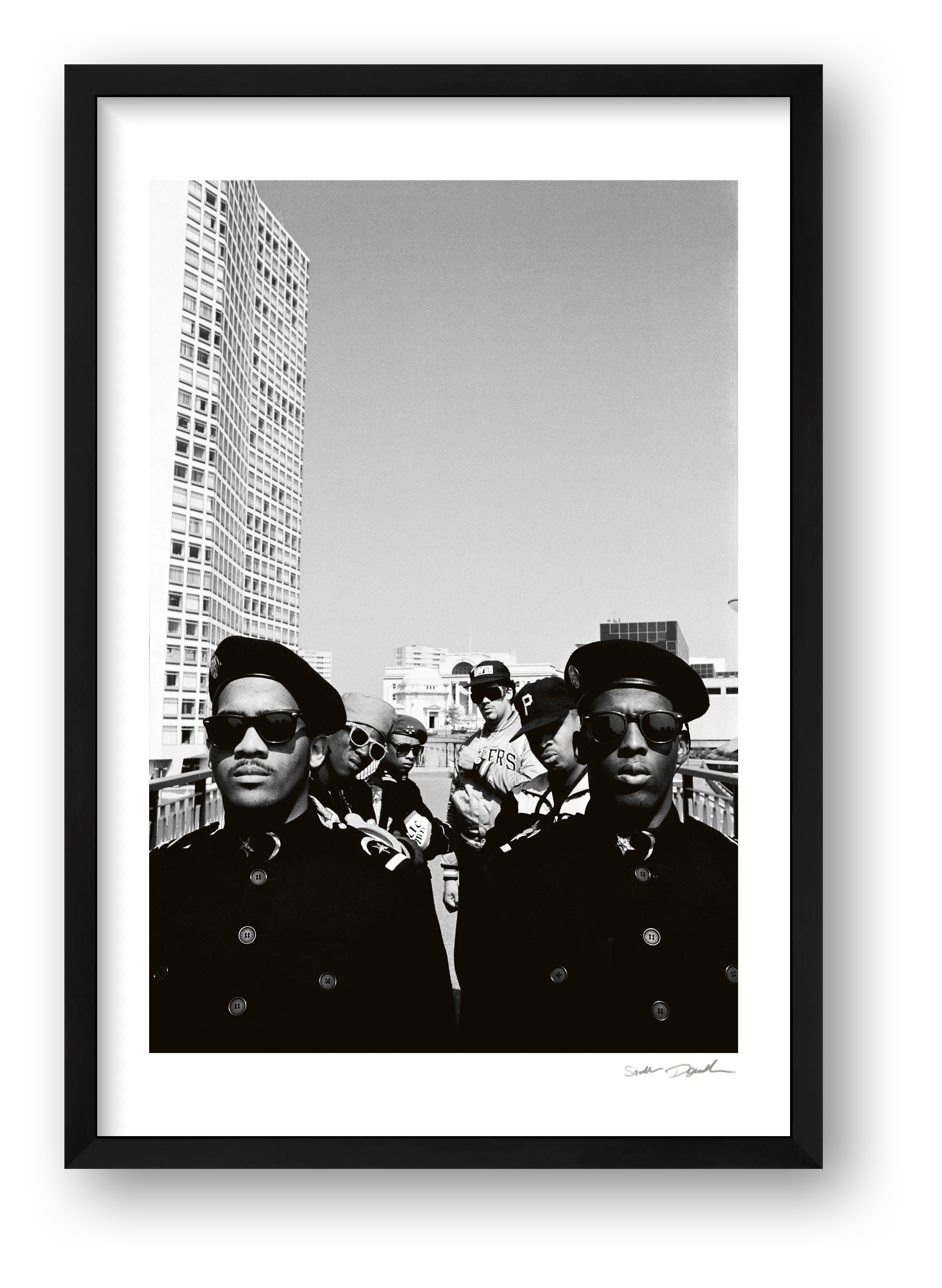 Public Enemy - 1988 - S1W — framed