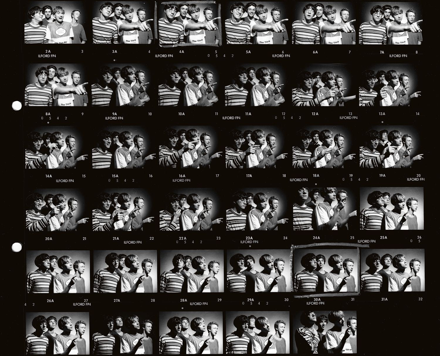 Blur – 1990 – Contact Sheet 22F