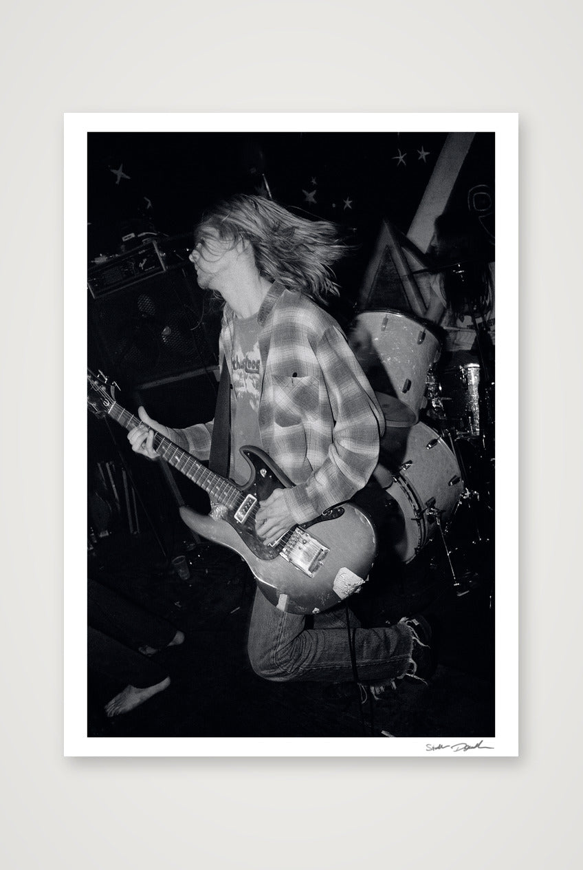 Kurt Cobain - Nirvana - Pyramid Club NYC #1 — A1 (59×84cm, 23×33") Print only